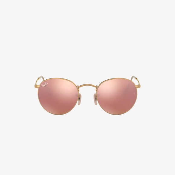 RayBan Rose Gold Mirror Sunglasses - Picture 2 of 3
